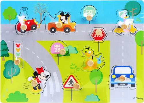 Disney Vormenpuzzel Mickey Mouse Junior 30 X 22 Cm 12-delig