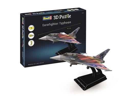 1:32 Revell 00253 Eurofighter Typhoon - Straaljager - 75 Stukjes - 45,1cm 3D Puzzel
