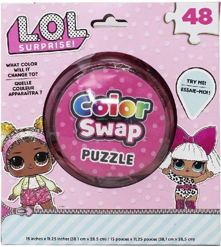 Spin Master Games - L.O.L. Surprise! Kleur wisselende puzzel - 48 stukjes
