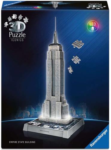 Ravensburger Iconics: Empire State Building - with light - 3D Puzzel