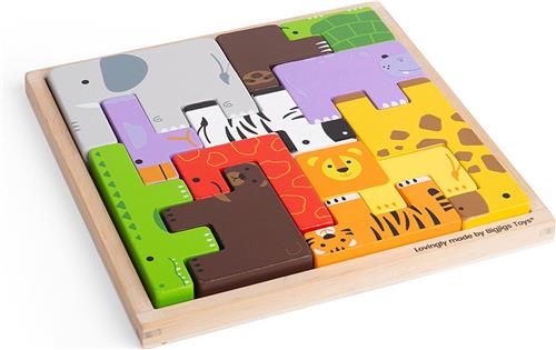 Bigjigs Animal Lock-A-Block