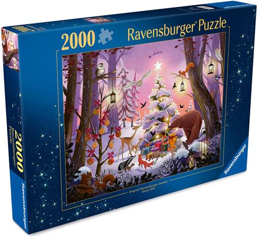 Ravensburger  Kerst in het Bos  Legpuzzel  2000 Stukjes