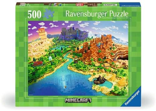 Ravensburger puzzel WT: Minecraft - Legpuzzel - 500 stukjes