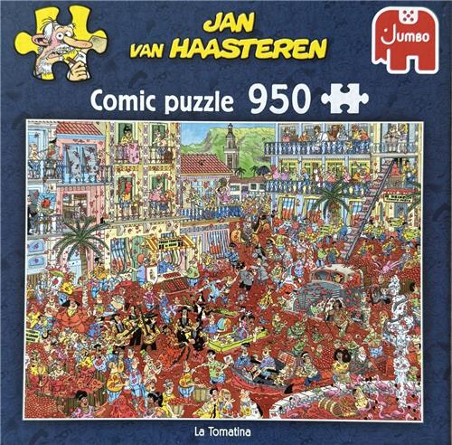 Jan van Haasteren comic puzzle 950 stukjes La tomatino puzzel Jumbo De Tomaat