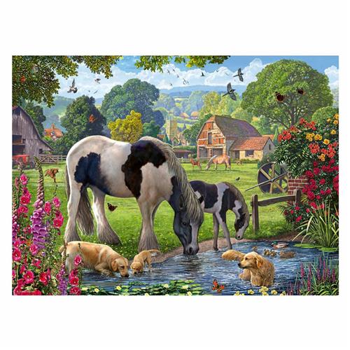 Ravensburger puzzel Hadlow Ponies - Legpuzzel - stukjes