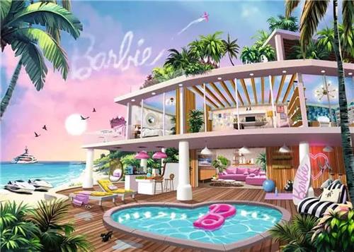 Erwachsenenpuzzle 1000 Teile - Barbie - Meet Me In Malibu