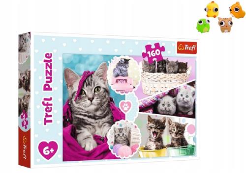Trefl 160-delige puzzel met schattige katjes