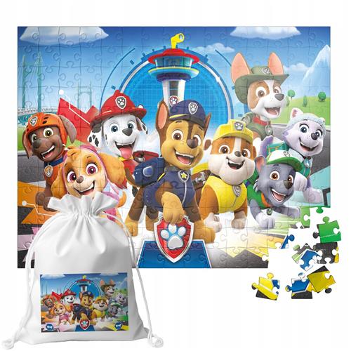 Paw Patrol puzzel 192 stukjes met katoenen zakje