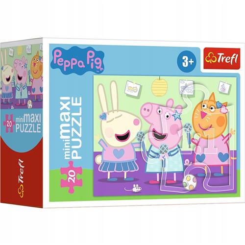 Peppa Pig puzzel 20 stukjes - Trefl Mini Maxi - Puzzles