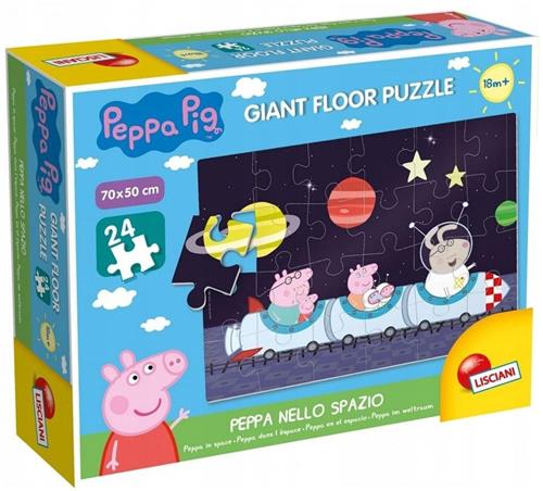 Peppa Pig Vloerpuzzel in de Ruimte 24 Stukjes (18+ Maanden)