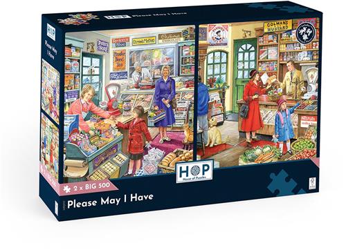 House of Puzzles ( 2 x 500XL grote stukken) Please may I have
