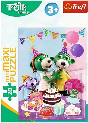 Trefliki Familie Mini Maxi-puzzel 20 stukjes - 22x16cm