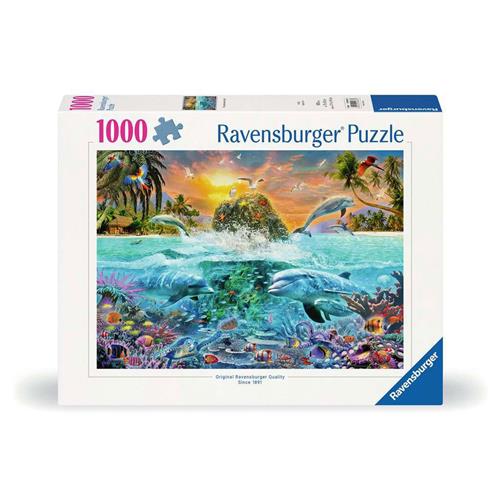 Ravensburger puzzel Die Unterwasserinsel - 1000 stukjes puzzel.