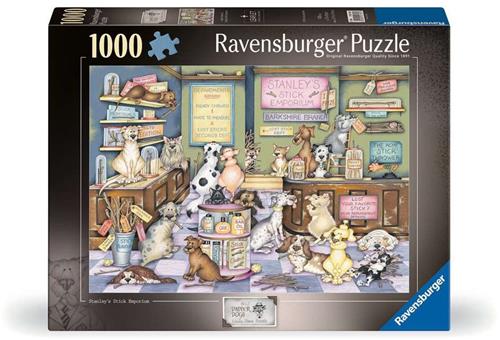 Ravensburger  Dapper Dog's No.2: Stanley Stick 'Em  Legpuzzel  1000 Stukjes