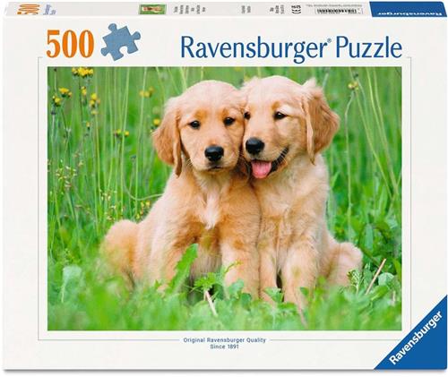 Ravensburger  The Golden Retriever Brothers  Legpuzzel  500 Stukjes