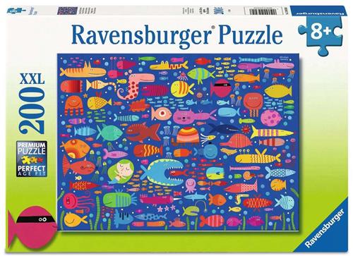 Ravensburger  Funny Fish Friends  Kinderpuzzel  100 XXL Stukjes