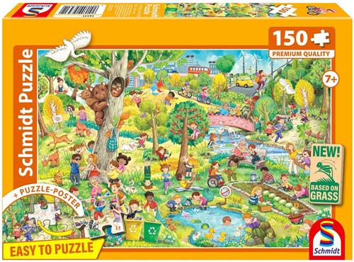 Schmidt - Legpuzzel - Spel, Plezier en Milieubescherming - 150 stukjes - Kinderen - vanaf 7 jaar