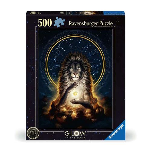 Ravensburger puzzel leeuw Glow in the Dark 500 stukjes volwassenen.