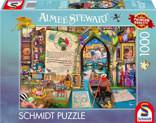 Schmidt - Legpuzzel - SOUVENIR, herinneringen aan VenetiÃ« - Aimee Stewart - 1000 stukjes - Volwassenen - vanaf 12 jaar