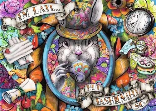 Ravensburger Legpuzzel Nostalgic Rodents 1000 stukjes dieren puzzel.