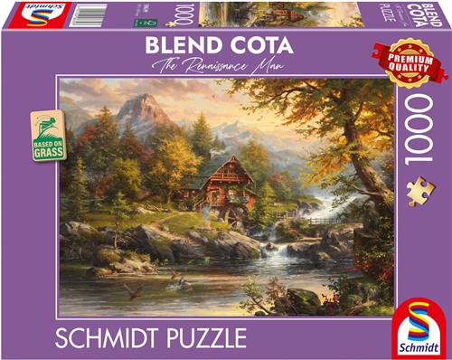 Schmidt legpuzzel zomerhuis 1000 stukjes Blend Cota volwassenen.