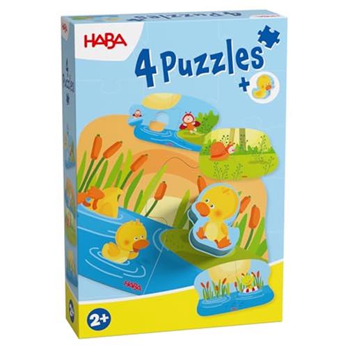 Haba | 4 Eerste Puzzels Jonge Dieren