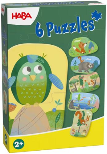 Haba | 6 Eerste Puzzels Bosdieren