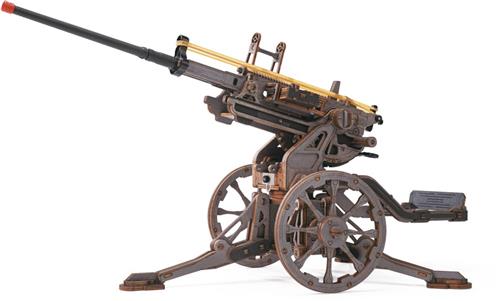 Robotime ROKR Anti-aircraft Gun Wooden 3D Puzzle LQM01 133 Pieces 1.5h Assembly Time