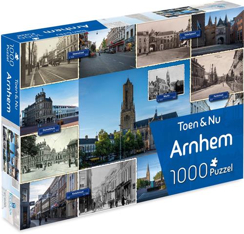 Toen & Nu Puzzel - Arnhem (door fotograaf Robert Mulder) - 1000 stukjes - Tucker's Fun Factory Legpuzzels