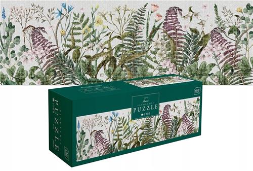 PUZZLE - 1000 STUKJES - Interdruk Panoramische Puzzel Bloemen 4 - GERONIMO GAMES