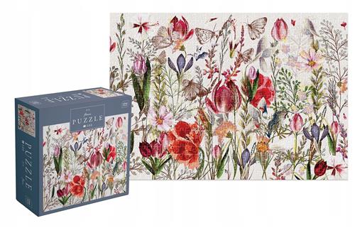 PUZZLE - 500 STUKJES - Interdruk Puzzel Bloemen 5 - Mooie Bloemen - GERONIMO GAMES