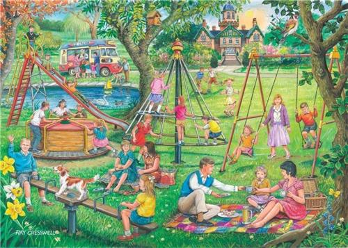 House of Puzzles No.8 - Park & Rides - 1000 Piece Jigsaw Puzzle