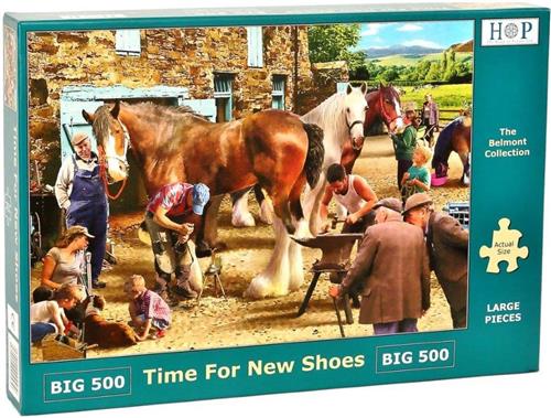 Time for new Shoes Puzzel 500 XL stukjes