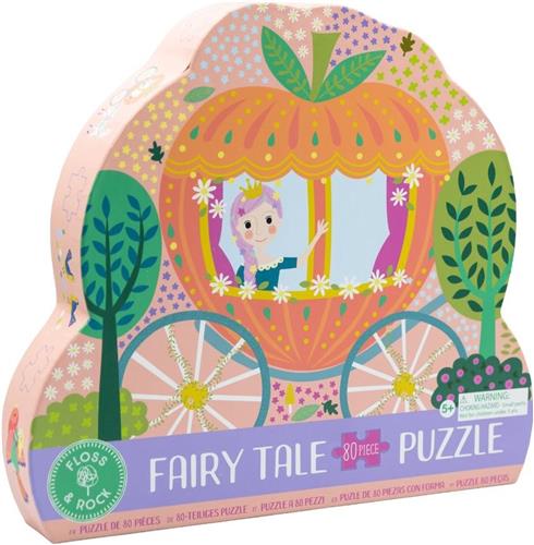 Floss & Rock Puzzel, Sprookje - 80 stukjes - ca. 52 x 36 cm