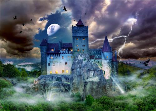Enjoy Puzzle Eng Kasteel van Dracula (1000)