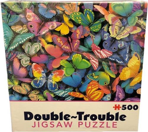 Double Trouble - Butterflies puzzel - 500 stukjes