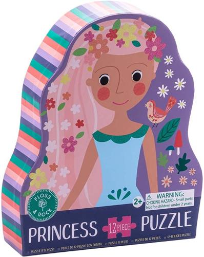 Floss & Rock Puzzel, Prinses - 12 stukjes - ca. 25 x 34 cm