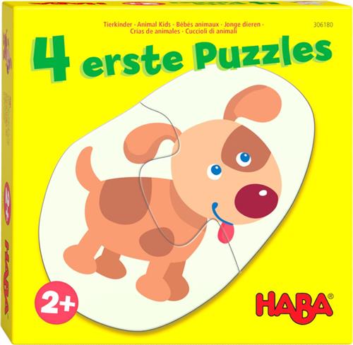 Haba Legpuzzel 4 Eerste Puzzels Jonge Dieren Junior Karton