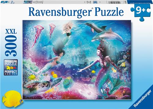 Ravensburger puzzel In het rijk van de zeemeerminnen - Legpuzzel - 300 stukjes