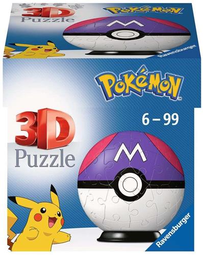 Pokémon 3D Puzzel Master Ball (54 stukken)