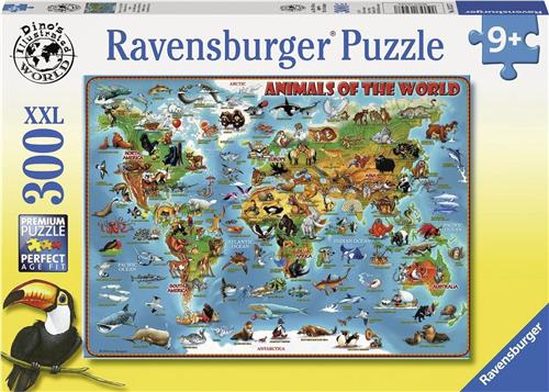 Ravensburger puzzel Animals of the world - legpuzzel - 300 stukjes