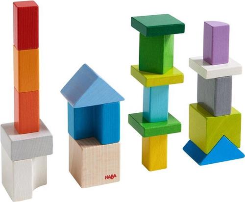 Haba Compositiespel Blokkenmix-3d Junior Hout 19 Blokken