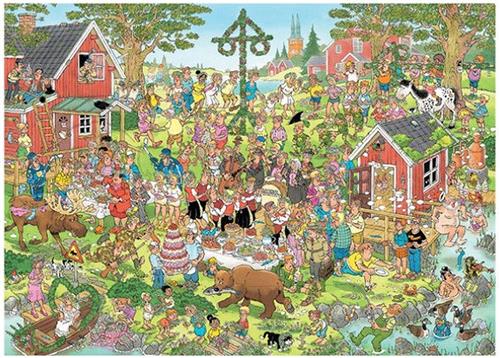 Jan van Haasteren - Midzomerfeest (1000 Pieces)