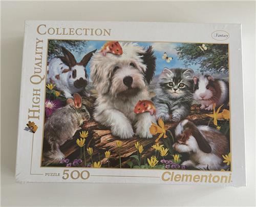Puzzel - dieren - 500 stukjes - Clementoni