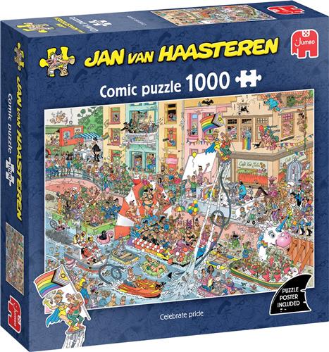 Jan van Haasteren - Celebrate Pride! (1000 stukjes), 12Y+