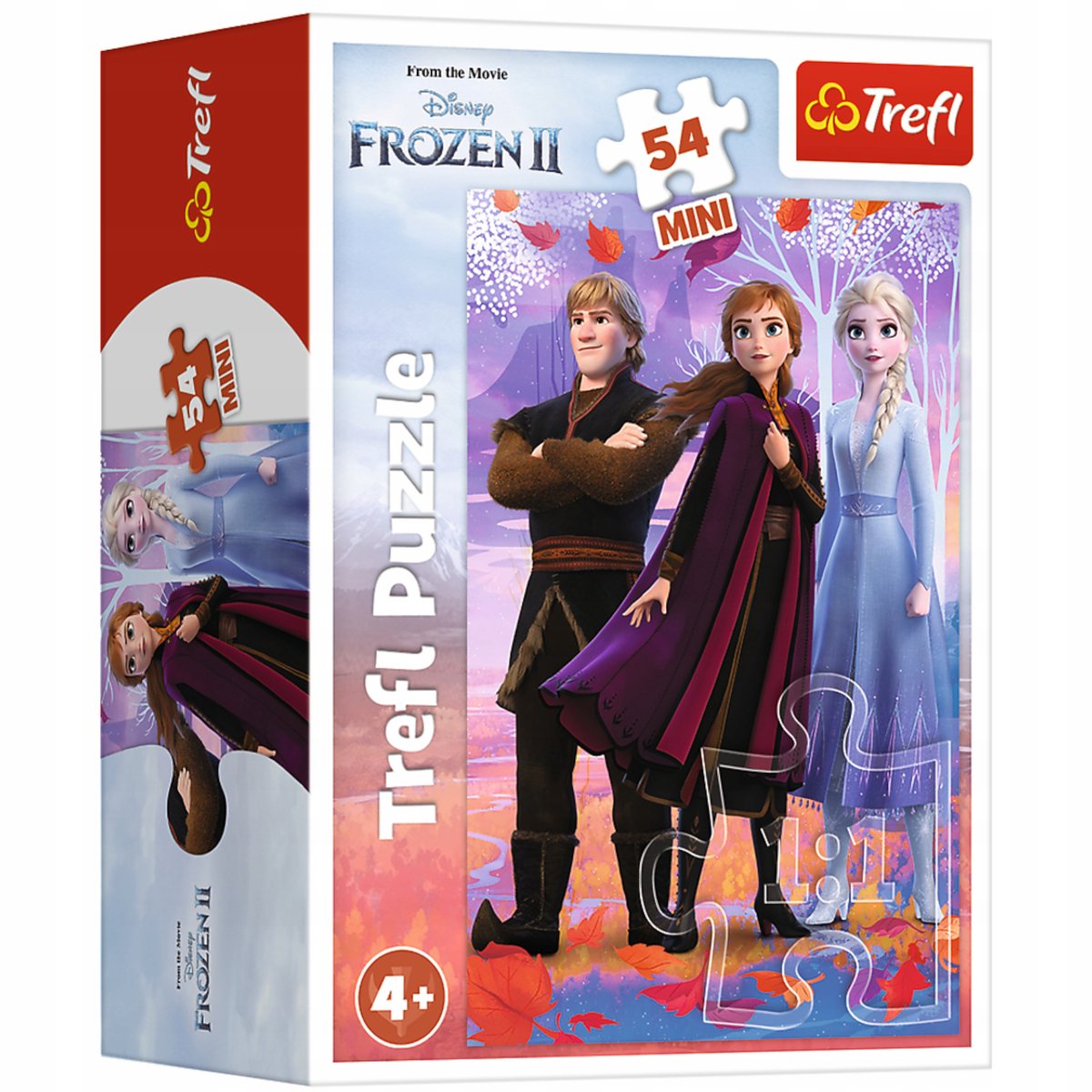 Trefl Frozen Minipuzzel 54 Stukjes - Anna, Elsa & Kristoff - Puzzles