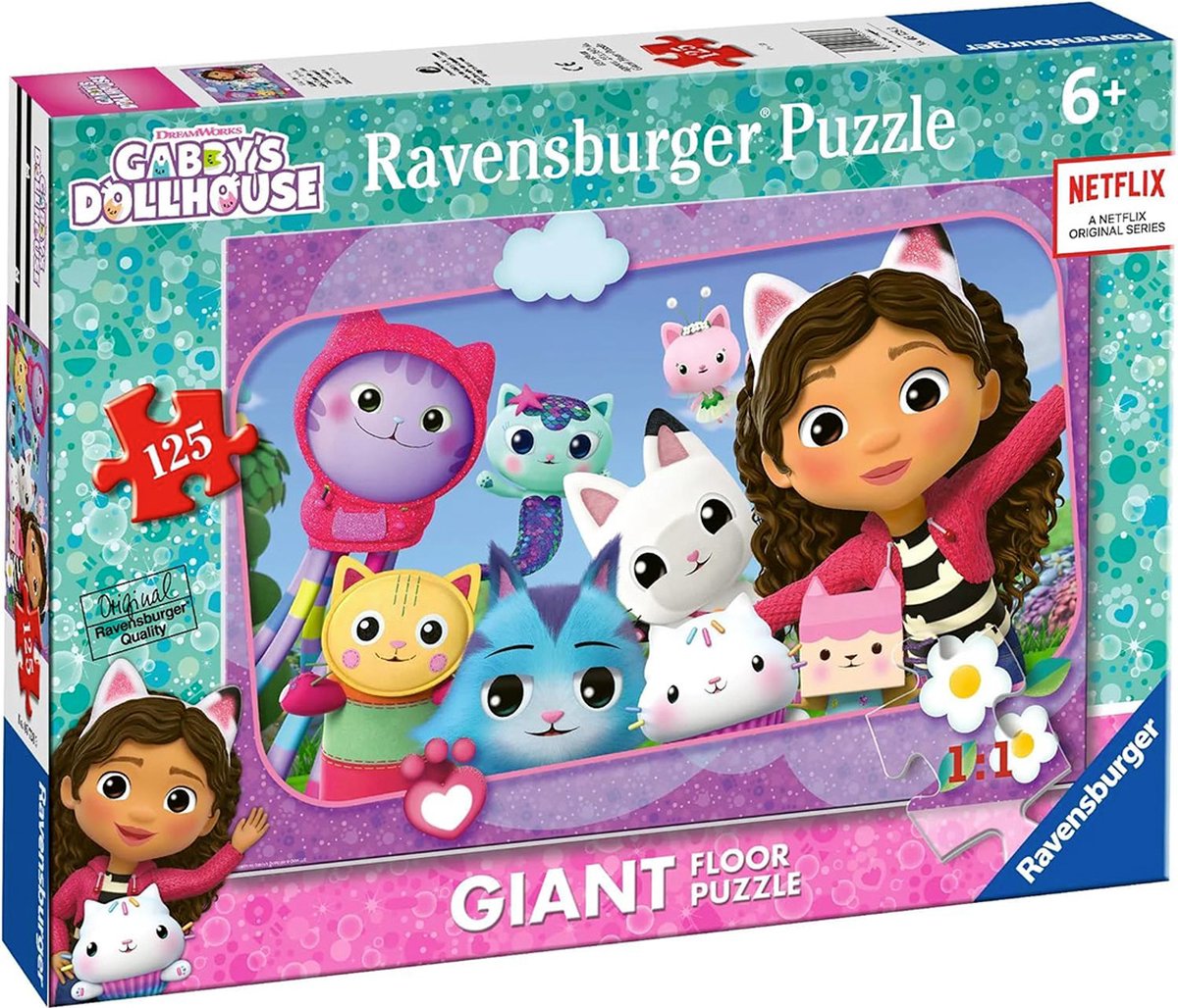 Puzzle RAVENSBURGER GABBY Poppenhuis (125 stuks) - Puzzles