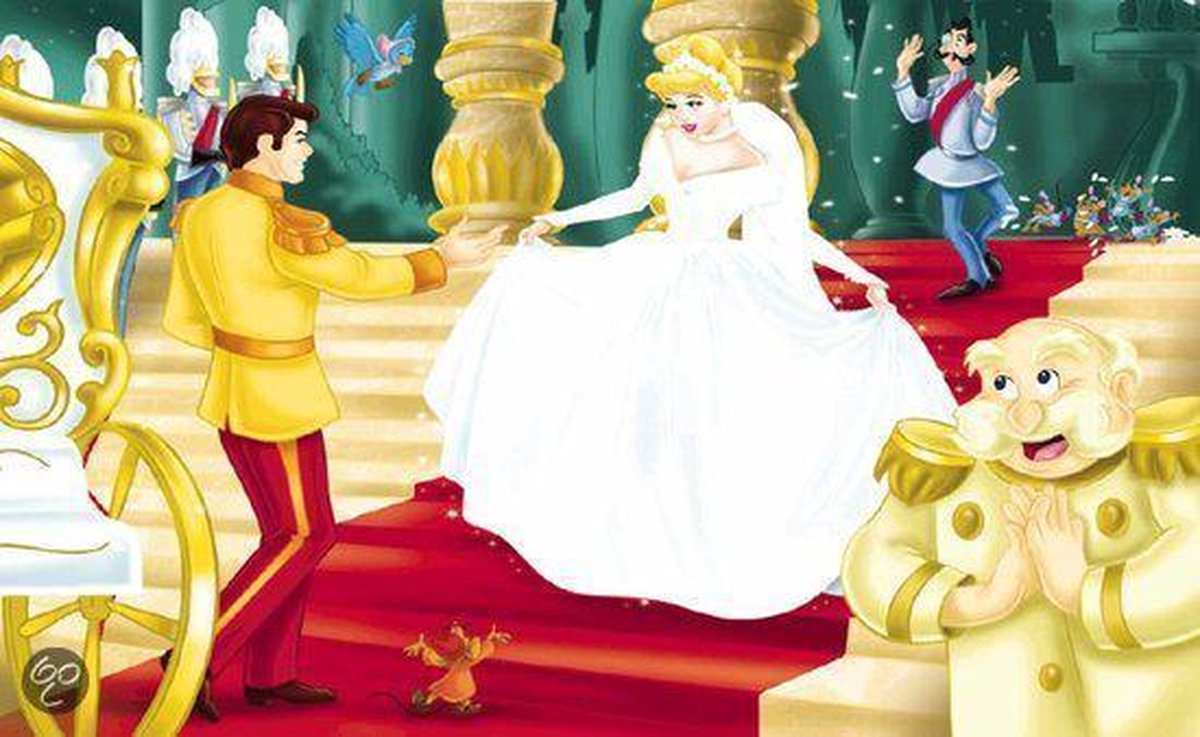 4 in 1 Puzzel Disney Prinsessen - Puzzles