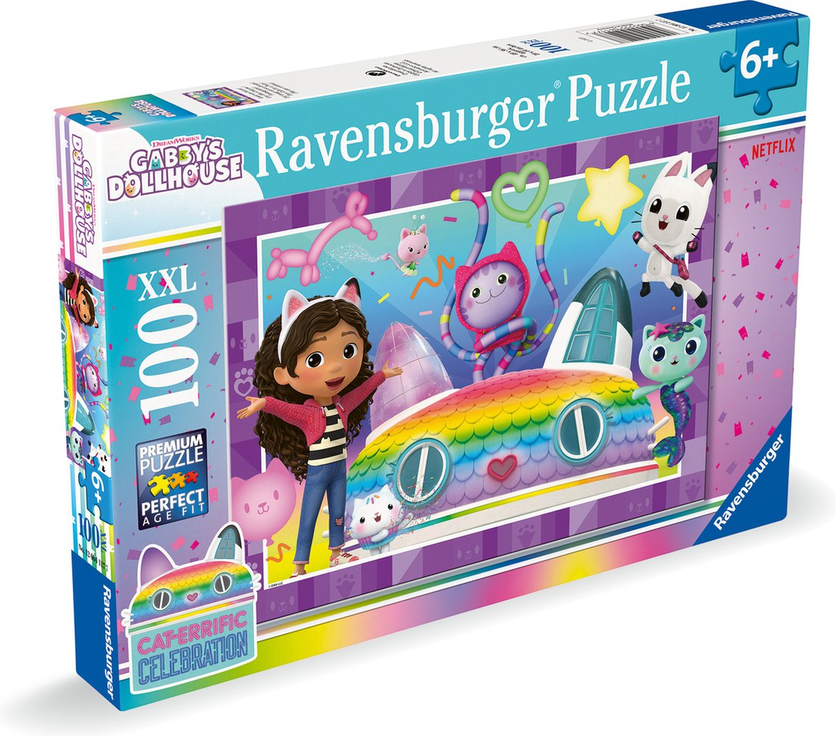 Ravensburger - Gabby's Dollhouse - Legpuzzel - 100 XXL-Stukjes - Puzzles